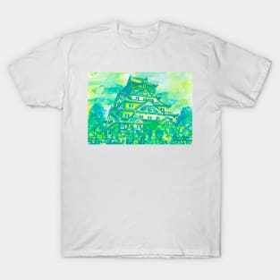 OSAKA CASTLE - watercolor painting T-Shirt